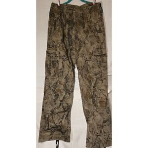 Natural Gear Mens Camo Cargo Tactical Ripstop Pants Medium Cotton